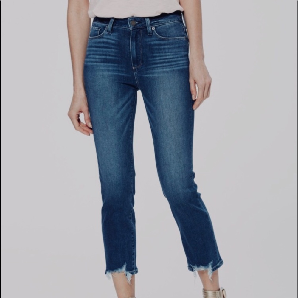 PAIGE Hoxton Straight Crop Jeans